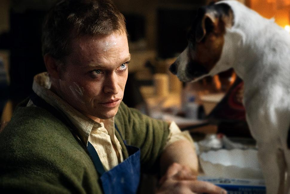 In Besson Dogman, Caleb Landry Jones Dogman